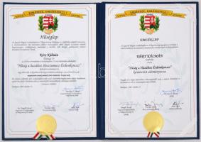 2007. "Hűség a Hazához Érdemkereszt" és "Hűség a Hazához Posztumusz Érdemkereszt" kitüntetéseknek adományozói okiratai