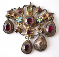 Násfa, (XIX. század), két darabban, 1 függő 3 kő hiányzik