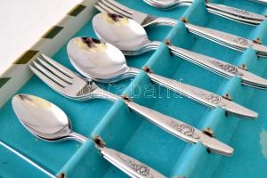 Oneidacraft evőeszközkészlet (24 db), rozsdamentes fém, jelzett, eredeti dobozában,