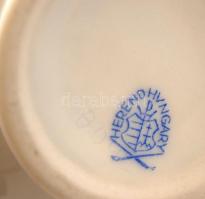 Herendi Bouquet de fruits mintás váza, kézzel festett, jelzett, hibátlan, m:16 cm