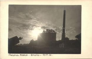 1917 Braila, Violatos Mühle / mill, photo