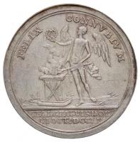 Ausztria 1760. "II. József és Bourbon Izabella pármai hercegnő" jelzetlen Ag emlékérem esk...