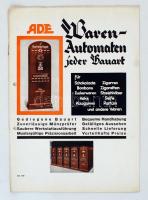 cca 1930-40 Baren Automaten jeder Bauart, kilyukasztva, pp.:7, 30x21cm