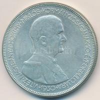 1930. 5P Ag "Horthy jobbra" T:2  Adamo P8