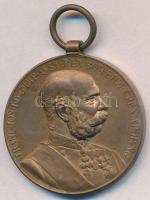 1898. "Jubileumi Emlékérem Polgári Alkalmazottak Számára" Br kitüntetés mellszalag nélkül T:2 Hungary 1898. "Commemorative Jubilee Medal for the Civil State Officials" Br decoration without ribbon C:XF NMK 250.