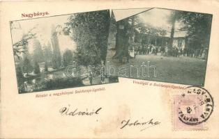 1899 Nagybánya, Széchenyi liget, Vendéglő / park, restaurant (EK)