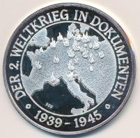 Németország DN "A Második Világháború Dokumentumokban / Ernst Udet" Ag emlékérem (19,88g/0.999/40mm) T:PP ujjlenyomat Germany ND "Der 2. Weltkrieg in Dokumenten / Generaloberst Ernst Udet" Ag medallion (19,88g/0.999/40mm) C:PP fingerprint