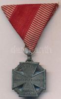 1917. Károly-Csapatkereszt cink kitüntetés mellszalaggal T:2 Hungary 1917. Karl Troop Cross zinc decoration with ribbon C:XF NMK 295.