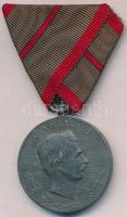 1918. Sebesültek Érme cink kitüntetés mellszalaggal. Szign.: R. Placht T:2 Hungary 1918. Wound Medal zinc decoration with ribbon. Sign.: R. Placht C:XF NMK 329.