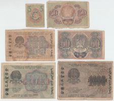 Szocialista Szövetségi Szovjet Köztársaság 1919. 3R + 30R + 60R + 100R + 500R + 1000R T:III,III-
Ru...