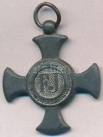 1916. "Vas Érdemkereszt" hadifém kitüntetés mellszalag nélkül T:2 Hungary 1916. "Iron Merit Cross" war metal decoration without ribbon C:VF NMK 229.