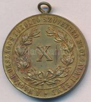 1904. "A Magyar Országos Tűzoltó Szövetség X éves Szolgálati Érme" Br kitüntetés tűzoltósi...