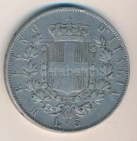 Olaszország 1875M BN 5L Ag "II. Viktor Emánuel" T:2,2- ph.
Italy 1875M BN 5 Lire Ag &quot...