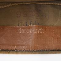 MH gyakorlósapka, belül pecséttel, 55-ös méretjelzéssel