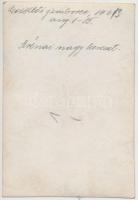 1933 Cserkész jamboree Arénai nagy kereszt, fotó verzón feliratozva, 8x6cm