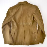 cca 1930-40 Katonai posztókabát, méretjelzés nélkül