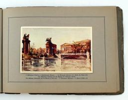 cca 1930 Budapest, 12 képeslapot tartalmazó idegenforgalmi kiadvány