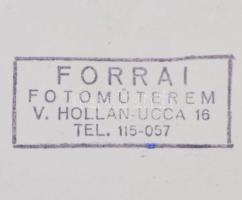 1938 Nemzetközi Eucharisztikus Kongresszus Budapesten. 2 db nagyméretű mozgalmas, színes fotó. Hátol...