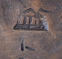 VT jelzéssel mázas kerámia maszk. Törzsi maszk másolata. / Ceramic mask 28x14 cm