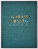 1940 Ez Olaszország. Stastisztikai, politikai és történelmi adatokat tartalmazó füzetecske. Egészvászon kötésben, szép állapotban 36p.