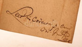 1760 Nedeczky József Pozsony vármegyei szolgabíró kétnyelvű (magyar-latin) levele. 3 beírt oldal