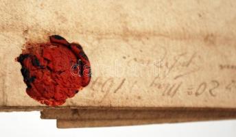 1760 Nedeczky József Pozsony vármegyei szolgabíró kétnyelvű (magyar-latin) levele. 3 beírt oldal