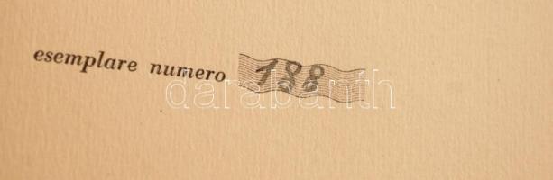 Omaggio a Modigliani: 1884-1920. Milánó, 1930, Schweiller. Kiadói papírkötésben. Ritka, kis példánys...