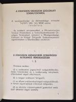 Szolgálati szabályzat a hivatásos vadászok részére. Bp., 1974.  34p