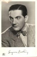 12 db RÉGI használatlan motívumlap, vegyes minőség; magyar színészek / 12 old unused motive cards, m...