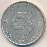 1946. 5Ft Ag "vastag Kossuth" T:2 kis ph.
Adamo F8