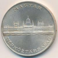 1956. 25Ft Ag "10 éves a forint / Parlament" T:2