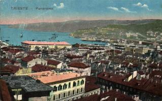 Trieste, Panorama / general view with the port (EK)
