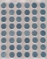 236db-os külföldi, hobbi fémpénz és zseton gyűjtemény jobb darabokkal, "NUMIS" albumba ren...