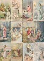 cca 1930-60 Szentképek, 30db,  különböző minőségben és méretben, cca 11x6cm