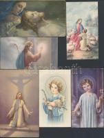 cca 1930-60 Szentképek, 30db,  különböző minőségben és méretben, cca 11x6cm