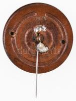 ~1970-1980. "Államrendészet" zománcozott, sorszámozott fém kitűző (40mm) T:2