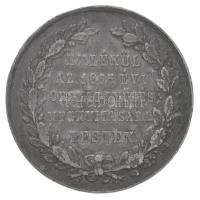 1867. "Emlékül az 1865. évi Országgyűlés megnyitására Pesten / Éljen a Haza" Sn emlékérem ...