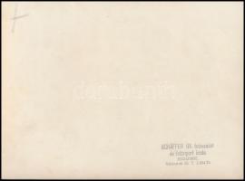 cca 1935 Budapest társasági élete, bálok és bankettek, 4 db pecséttel jelzett vintage riportfotó, 15...