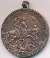 Szárnovszky Ferenc (1863-1903) 1892. "Szent László érem" Br emlékérem füllel. "IDVEZL...