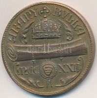 1922. "Múzeumegyesület Székesfehérvár / Aranybulla" Br emlékérem (30mm) T:1-