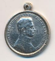 1917. Károly Ezüst Vitézségi Érem / Fortitudini miniatűr ezüstözött medál T:2- Hungary 1917. Silver Medal for Bravery miniature silver plated medal C:VF