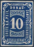 DDSG 1887 Dunai gőzhajózás 10 csomagbélyeg R!