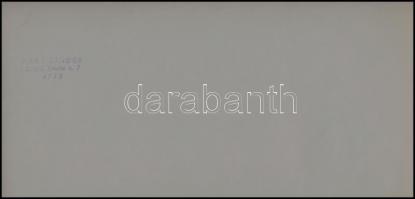 cca 1980 Sárkányok harca, Nagy Sándor pecséttel jelzett vintage fotóművészeti alkotása,  magyar foto...