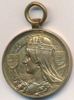 1908. "A Körmöczbányai Magyar Királyi Pénzverde Látogatásának Emlékére" aranyozott fém eml...