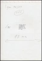 cca 1990 Csigó László: Eltévedt bárányka, pecséttel jelzett vintage fotóművészeti alkotás, 24x17 cm