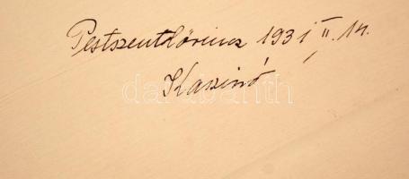 1931 Farsangi mulatozás, Kaszinó, Pestszentlőrinc, Kiss jelzéssel, kartonra kasírozott verzón felira...