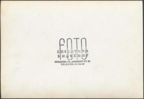 cca 1935 Leichtner Erzsébet vintage fotója Szentpál Olga tánccsoportjának tagjairól, pecséttel jelze...