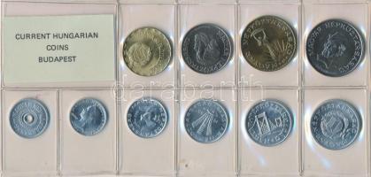 1986. 2f-20Ft 10db klf érmés forgalmi sor fóliatokban T:1