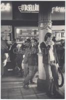 1975 Czakó László: Restiben I-II., pecséttel jelzett 2 db vintage fotóművészeti alkotás, 24x16 cm