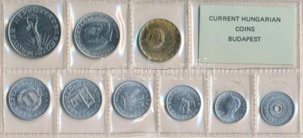 1973. 2f-10Ft 9db klf érmés forgalmi sor fóliatokban T:1